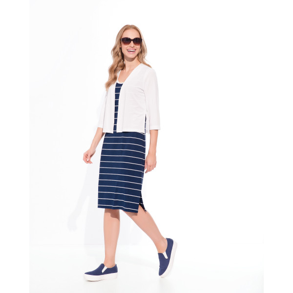 Cardigan raccourci manches 3/4
