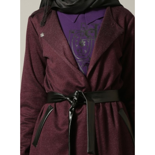 Manteau asymétrique bi-matière