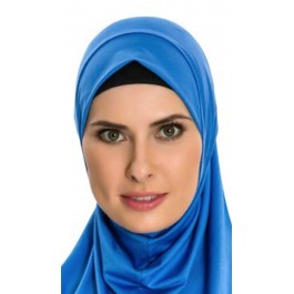Bonnet hijab de bain - Bleu roi