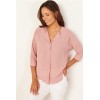 Blouse fluide rose