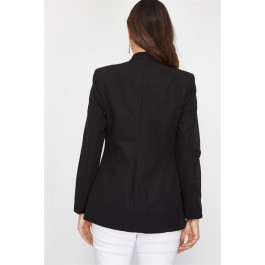 Veste blazer double col noir