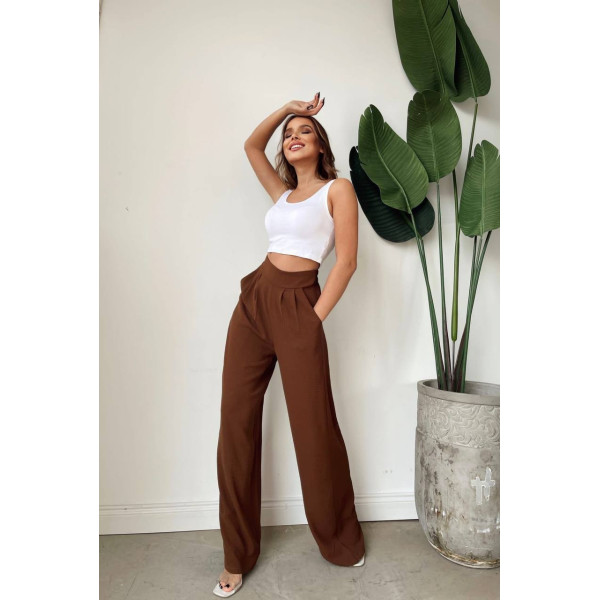 Pantalon orders marr s femme taille haute