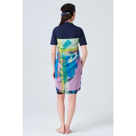 Paréo Robe de plage imprimé multicolore