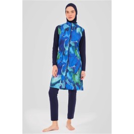 Maillot de bain hijab imprimé à fleurs