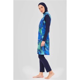 Maillot de bain hijab imprimé à fleurs