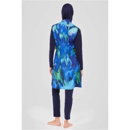 Maillot de bain hijab imprimé à fleurs