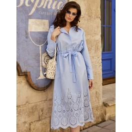 Robe chemise broderie anglaise Robe chemise broderie anglaise