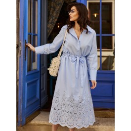 Robe chemise broderie anglaise Robe chemise broderie anglaise