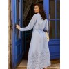 Robe chemise broderie anglaise