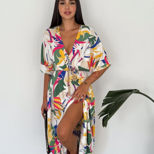 Robe fluide à imprimé floral Robe fluide à imprimé floral