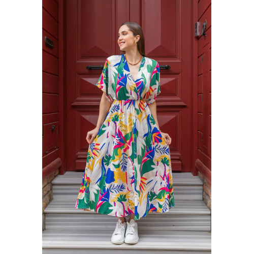 Robe fluide à imprimé floral Robe fluide à imprimé floral