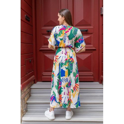 Robe fluide à imprimé floral Robe fluide à imprimé floral