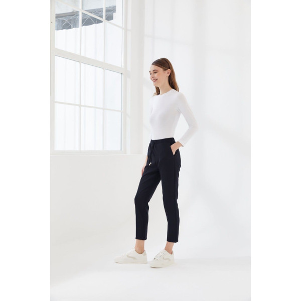 Pantalon droit noir
